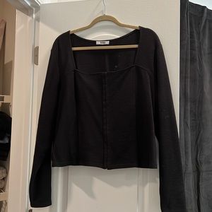 Anthropologie Corset Clasp Top